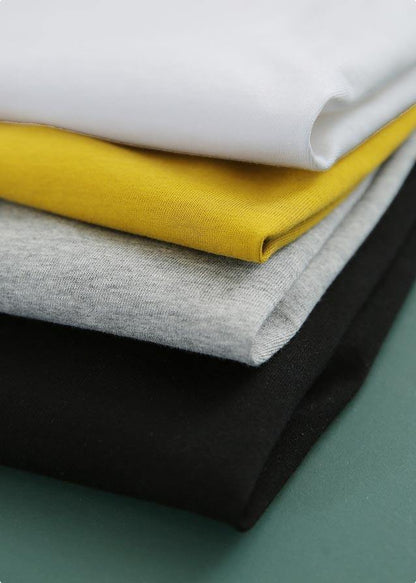 French White O-neck Cotton Summer Top