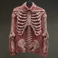 Comstylish Women's Vintage Anatomy And Rose Art Casual Shirt