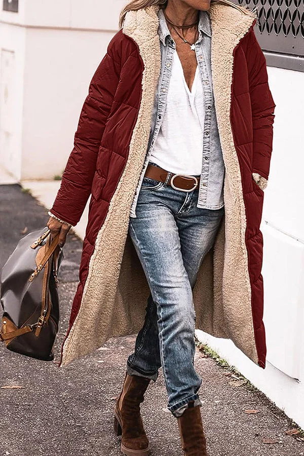 JO | Trendy jacket with hood and accent collar