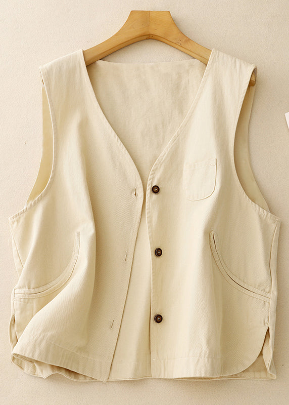 Purple Oversized Cotton Vest Spring
