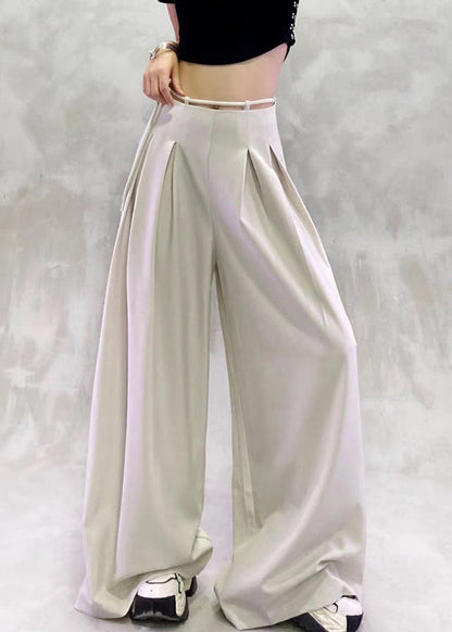 Apricot Pockets Summer Spandex Pants High Waist