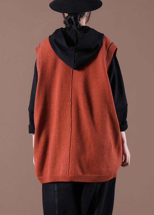Spring New Korean Loose Caramel Sweater Vest