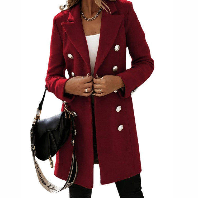 JO | Oversized long blazer with large buttons