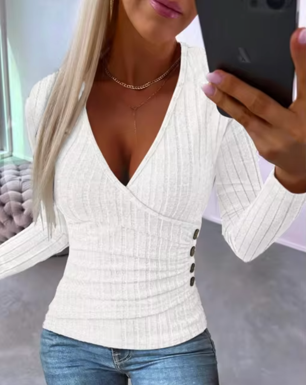 Gracefully Designed Sweater