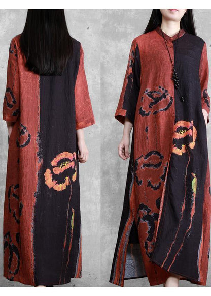 Luxy Black Print Ideas Half Sleeve Summer Coat Dresses