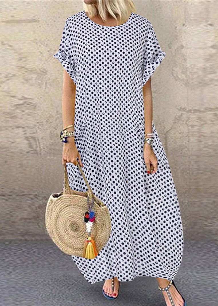 Black Clothes Big Size Plus Long Dress Summer