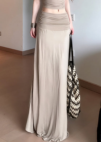 Summer New Draping Pleated Slim Skirt