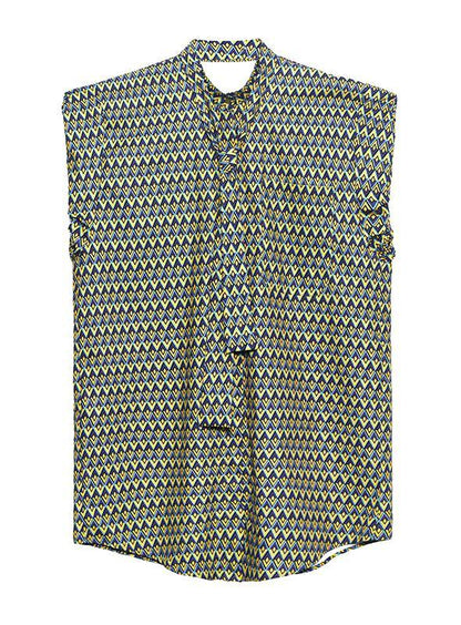 Italian Print Pockets Cotton Button Summer Ankle Dress
