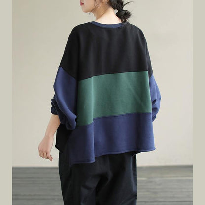 Patchwork Cotton Springtunics for Fabrics Black Alphabet Prints Top