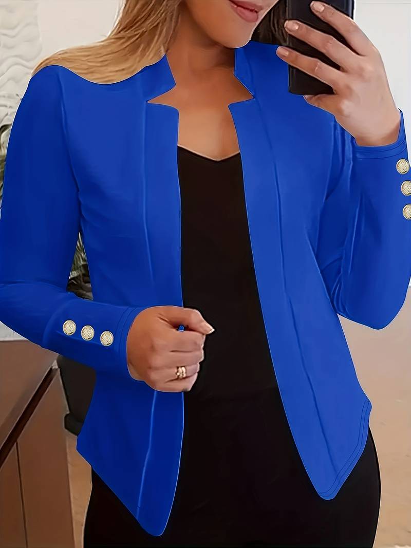 JO | casual blazer with long sleeves and buttons