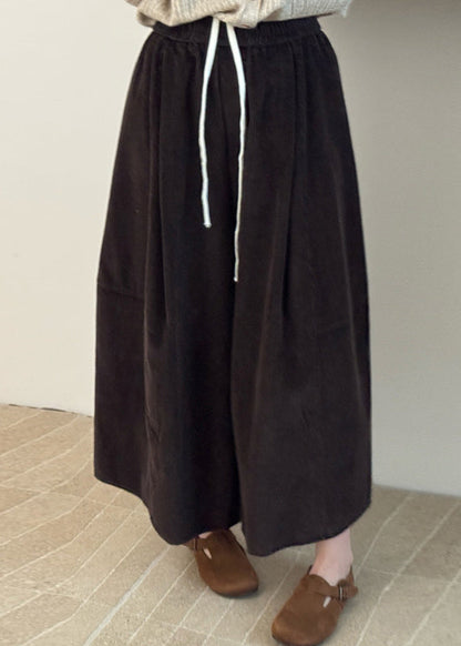 Modern Coffee Original Design Corduroy Wide Leg Pants