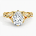 Zinnia Pear Ring