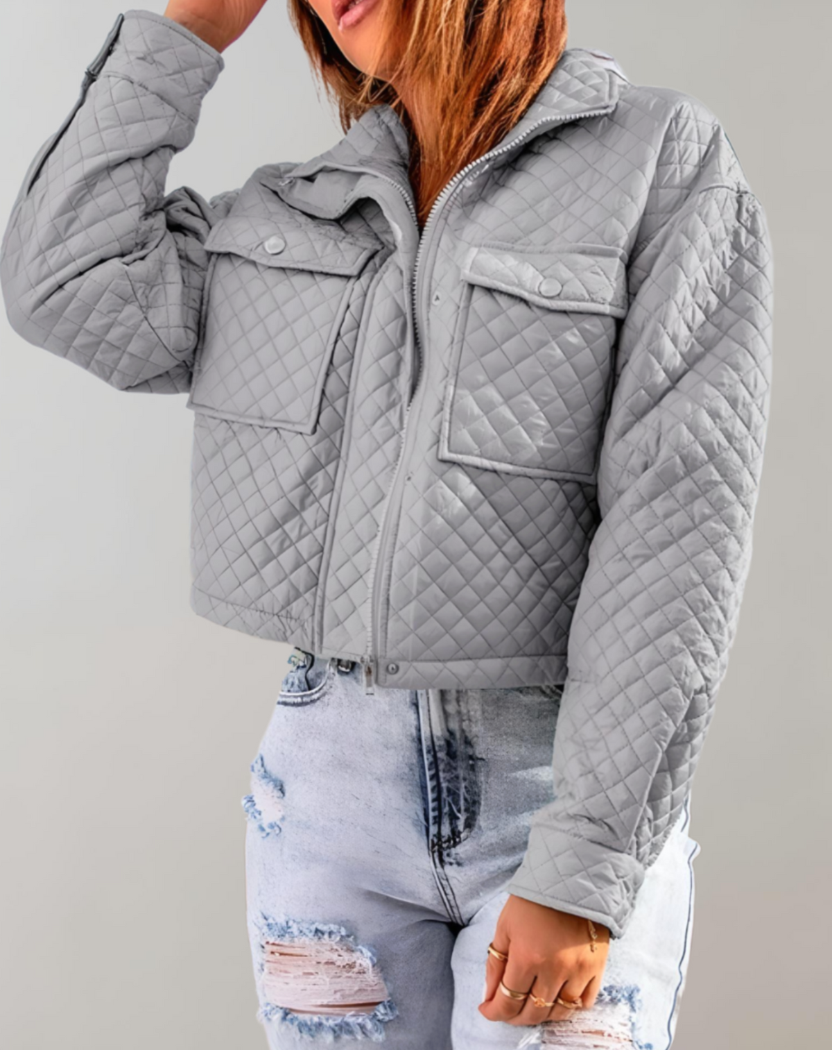 JO | casual lightweight jacket with buttons