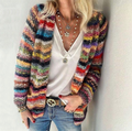 JO | multicolored, soft cardigan