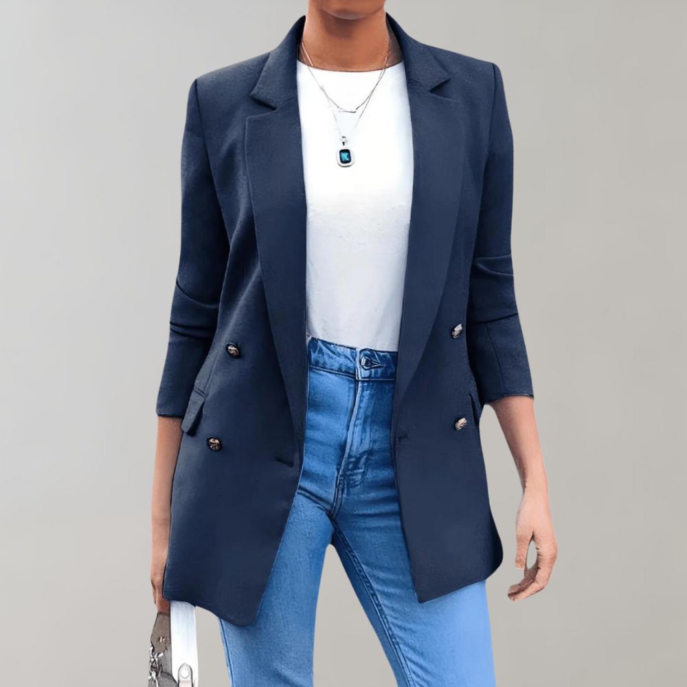 JO | Cosmopolitan long coat for women with an elegant look