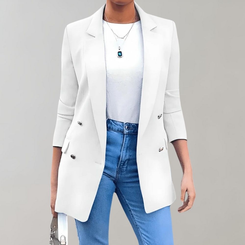 JO | Cosmopolitan long coat for women with an elegant look
