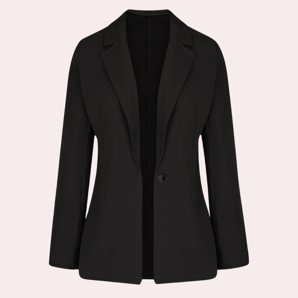 JO | Minimalist plain blazer for women