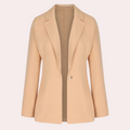 JO | Minimalist plain blazer for women