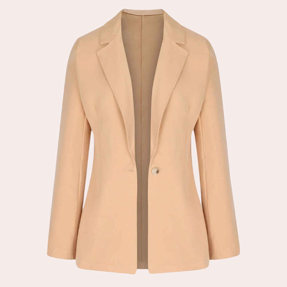 JO | Minimalist plain blazer for women
