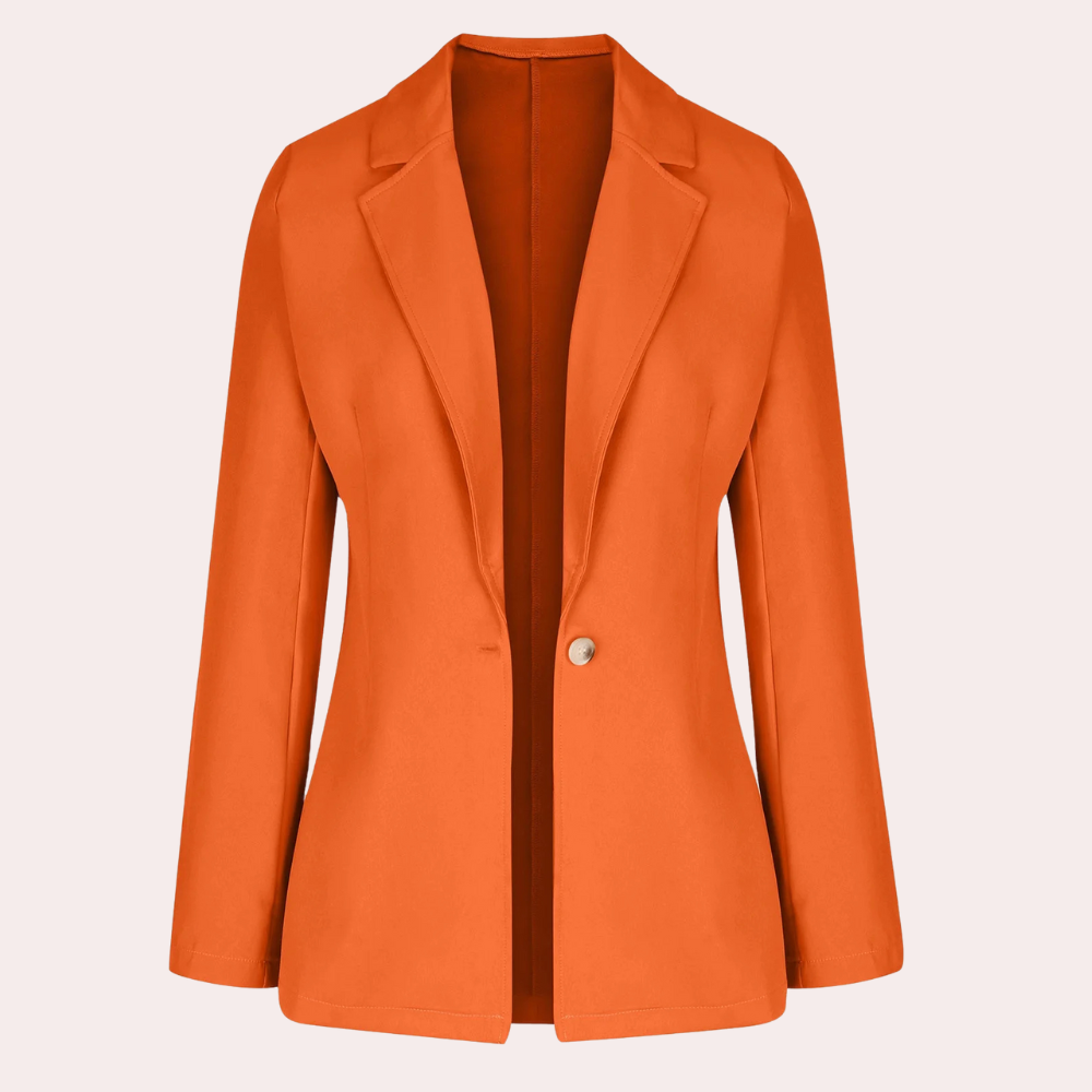 JO | Minimalist plain blazer for women