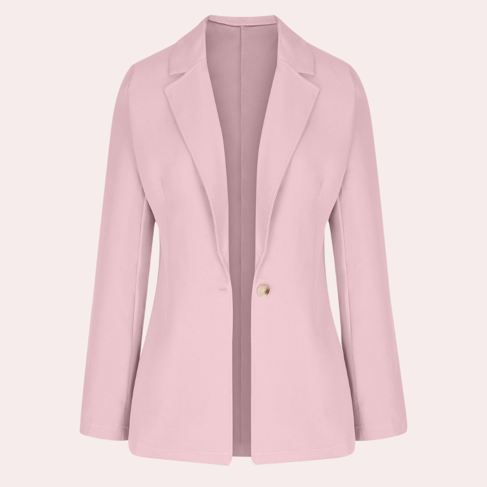 JO | Minimalist plain blazer for women