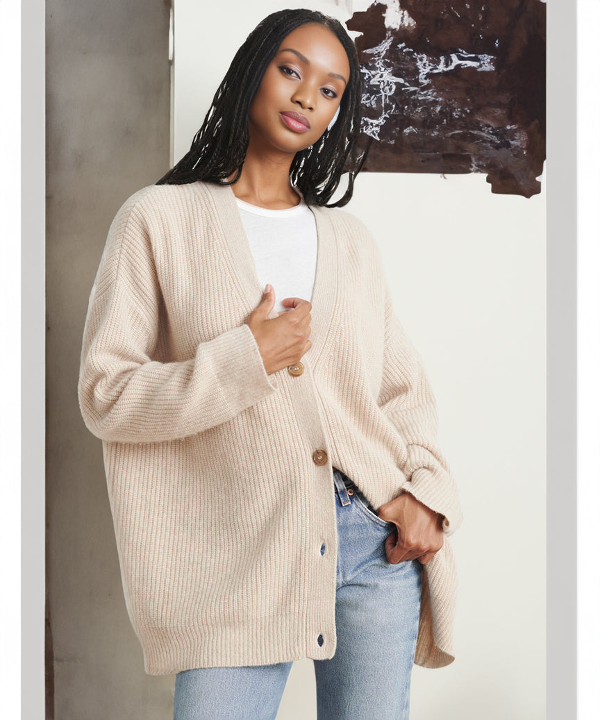 JO | Cashmere Cocoon cardigan