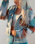 JO | Casual printed jacket for women