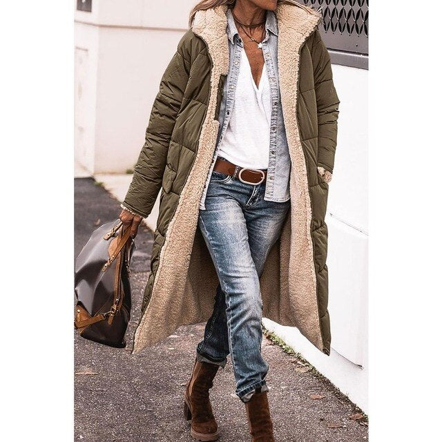 JO | Snug Long Jacket for women