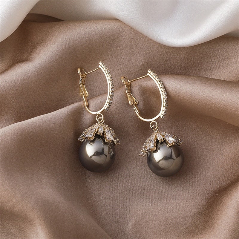 Delicate Artisan Pearl Earring