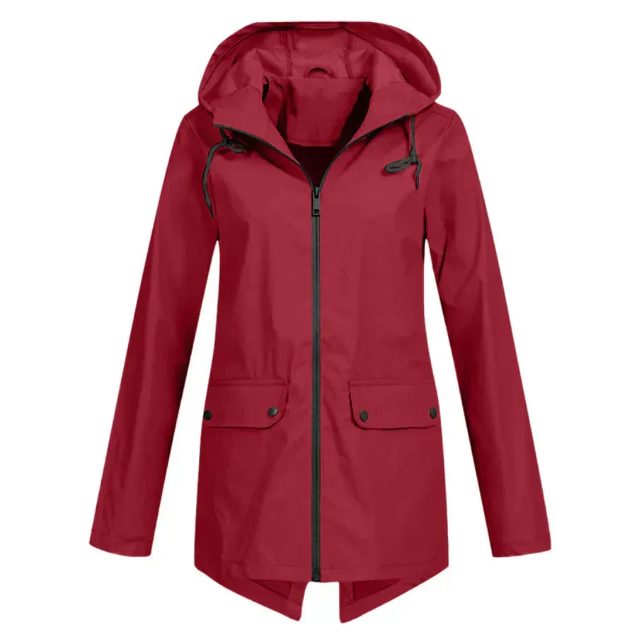 JO | Waterproof jacket with zipper for women