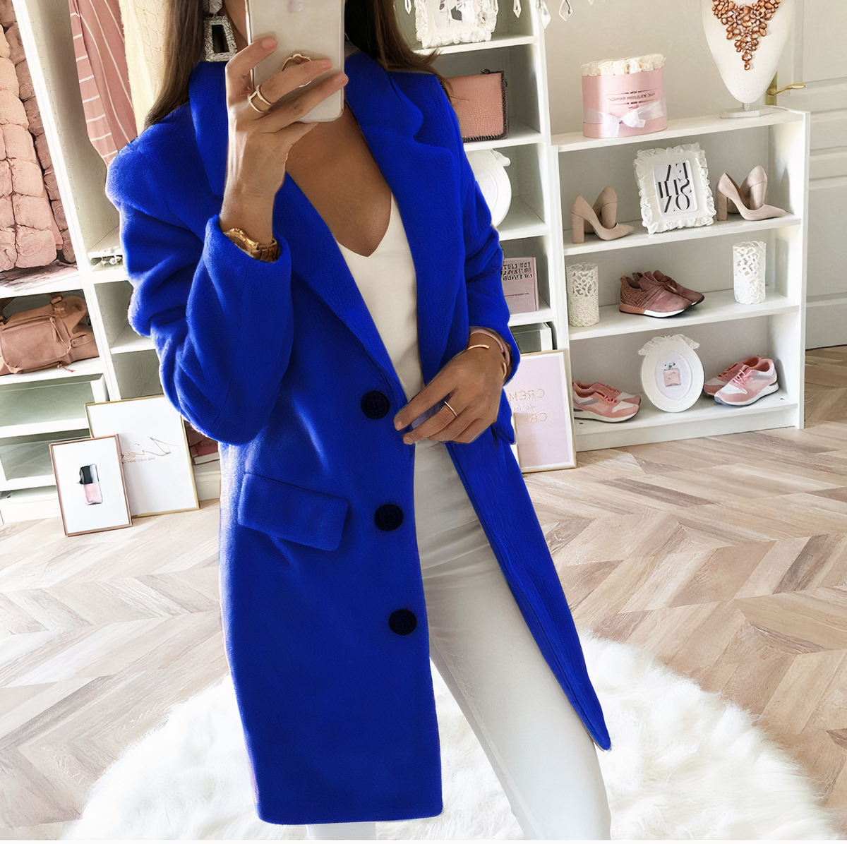 JO | Stylish jacket with pockets for women