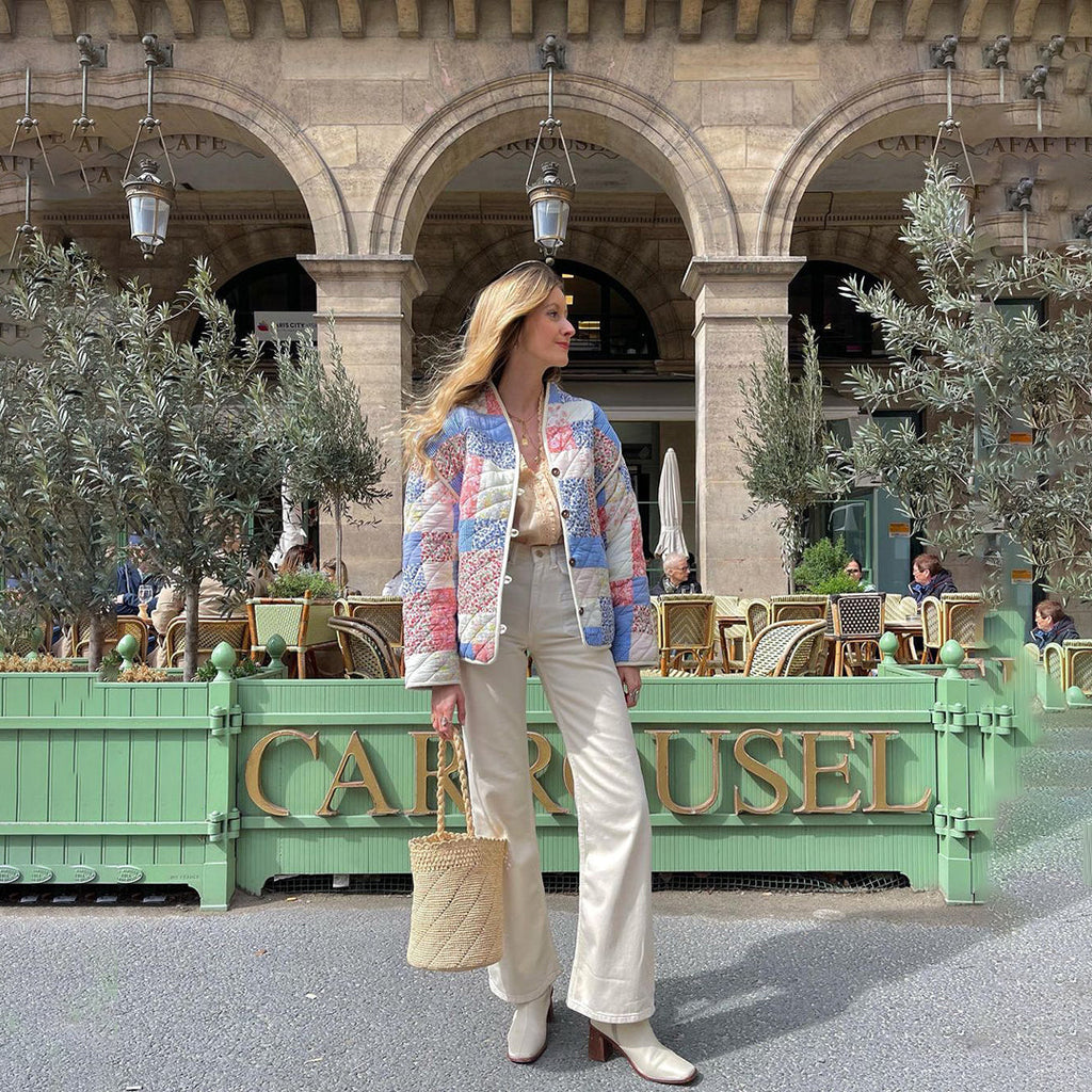 JO | stylish printed quilted jacket