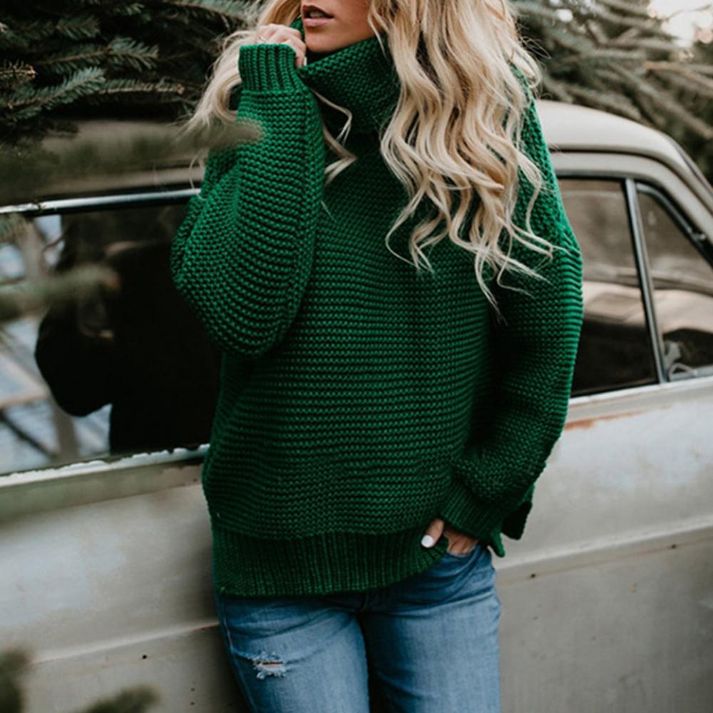 JO | Loose turtleneck sweater