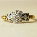 Delicate Artisan Gold Ring