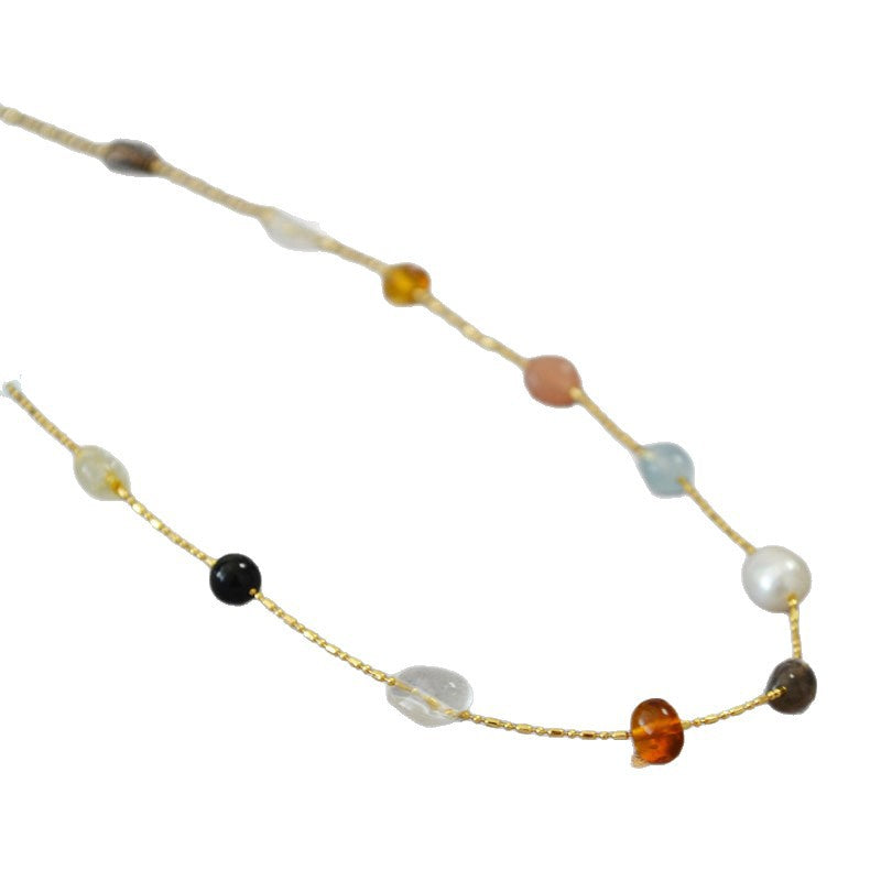 Delicate Artisan Pearl Necklace