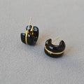 Delicate Artisan Gold Earring