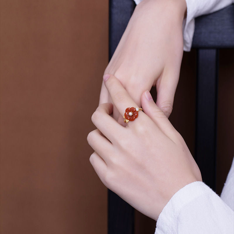 Delicate Artisan Gold Ring