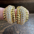 Delicate Artisan Gold Earring