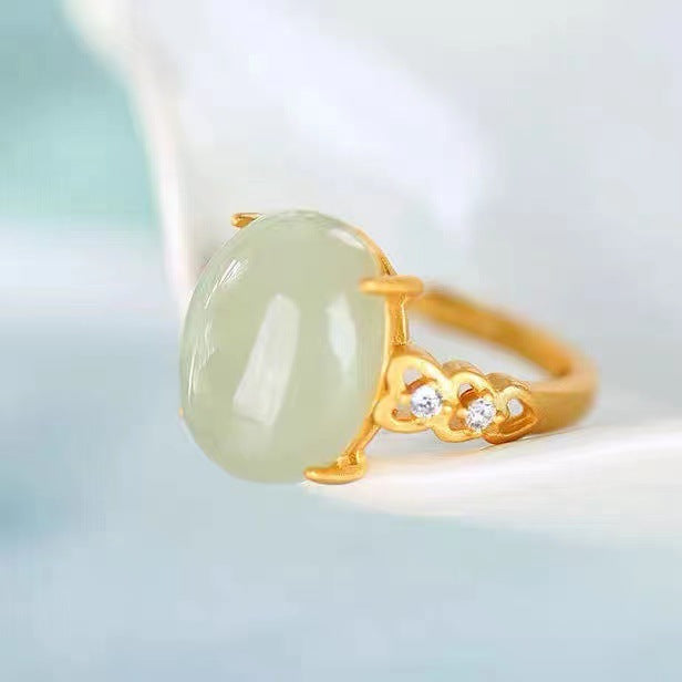 Delicate Artisan Gold Ring