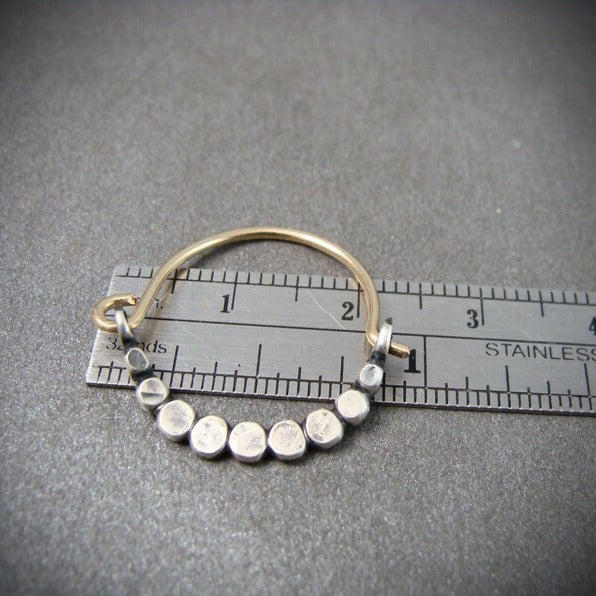 Delicate Artisan Silver Earring