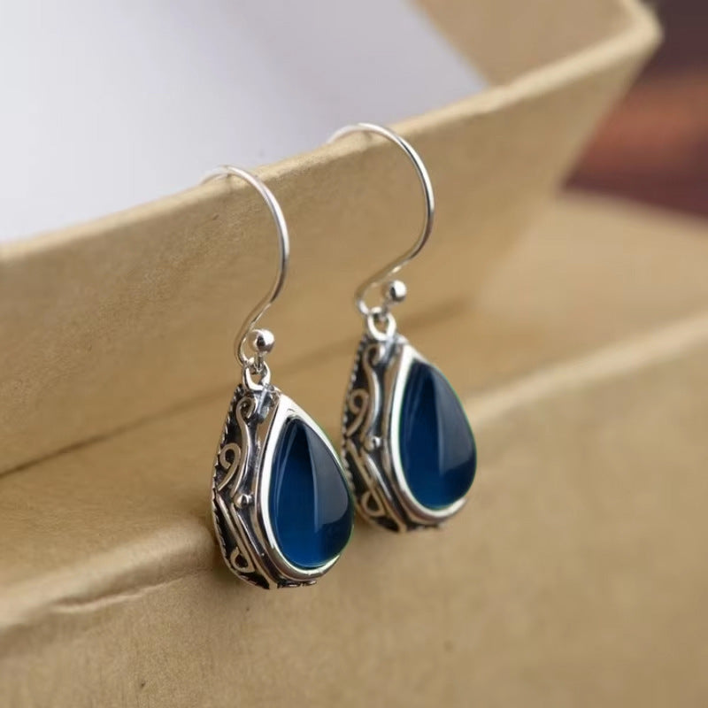 Vintage Handmade Silver Earring
