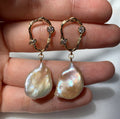 Delicate Artisan Pearl Earring