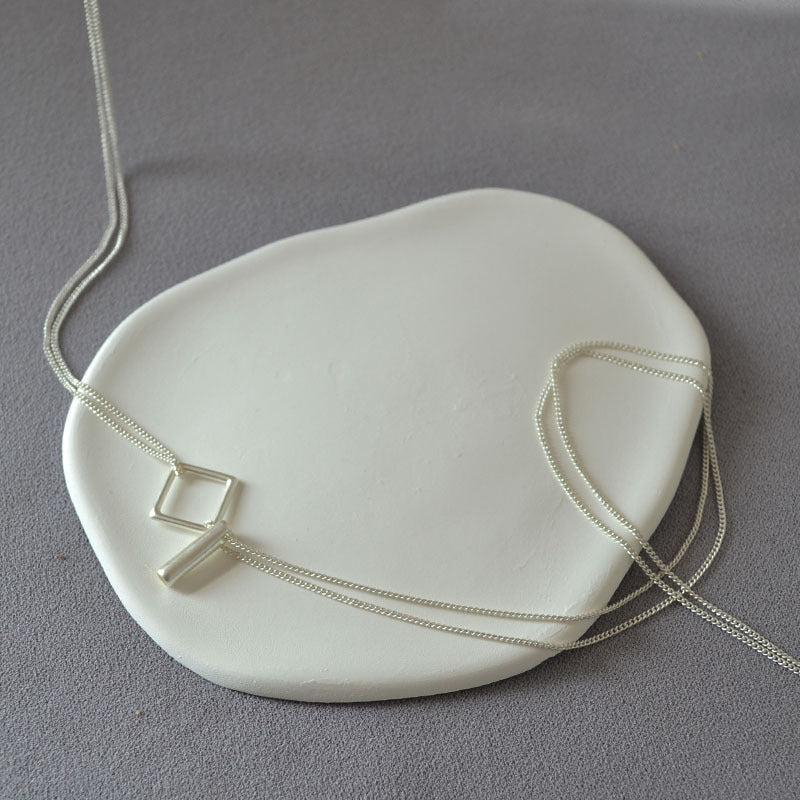 Romantic Silver Necklace for Special Moments