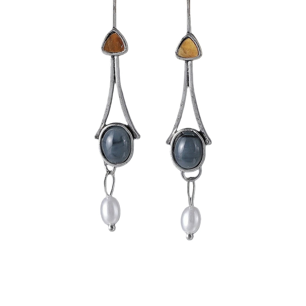 Delicate Artisan Pearl Earring