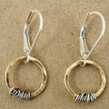 Delicate Artisan Gold Earring