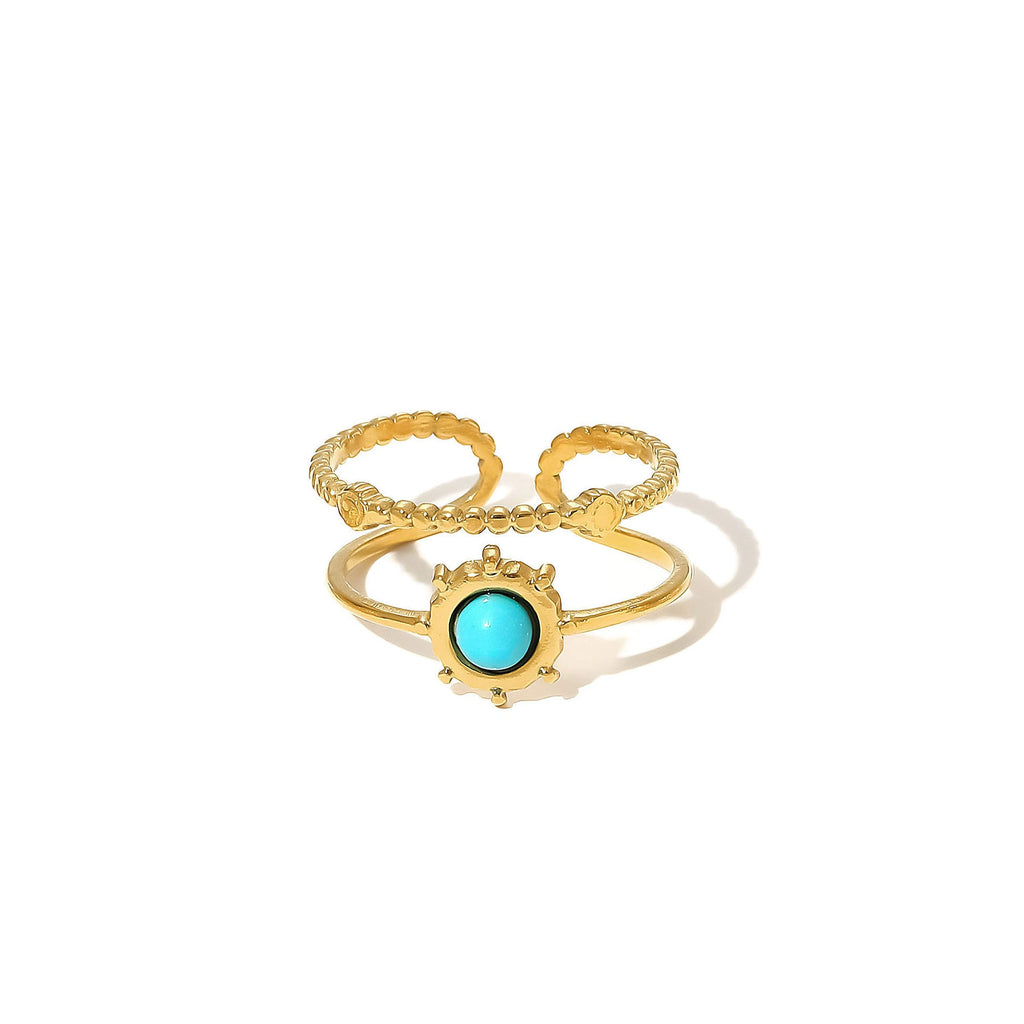 Delicate Artisan Gold Ring