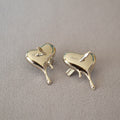 Vintage Handmade Gold Earring