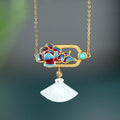 Vintage Handmade Gold Necklace