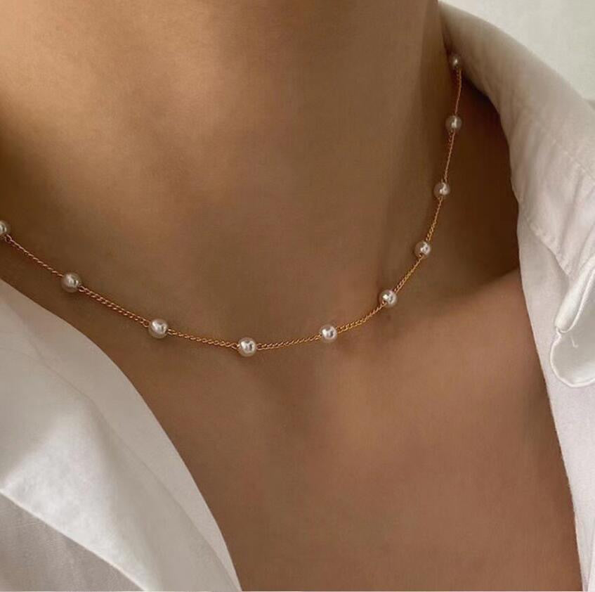 Vintage Handmade Pearl Chain