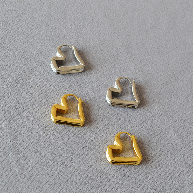 Vintage Handmade Gold Earring